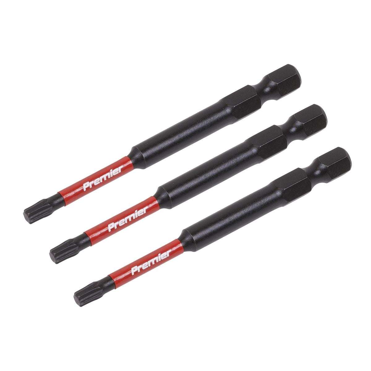 Sealey Premier TRX-Star* T20 Impact Power Tool Bits 75mm - 3pc AK8267