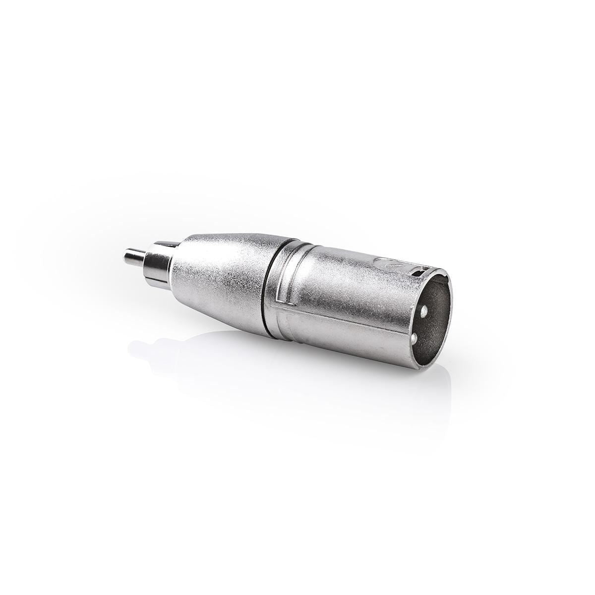 Nedis XLR Adapter XLR 3-pin Male to RCA Male 10 pieces Metal CAGP15931ME