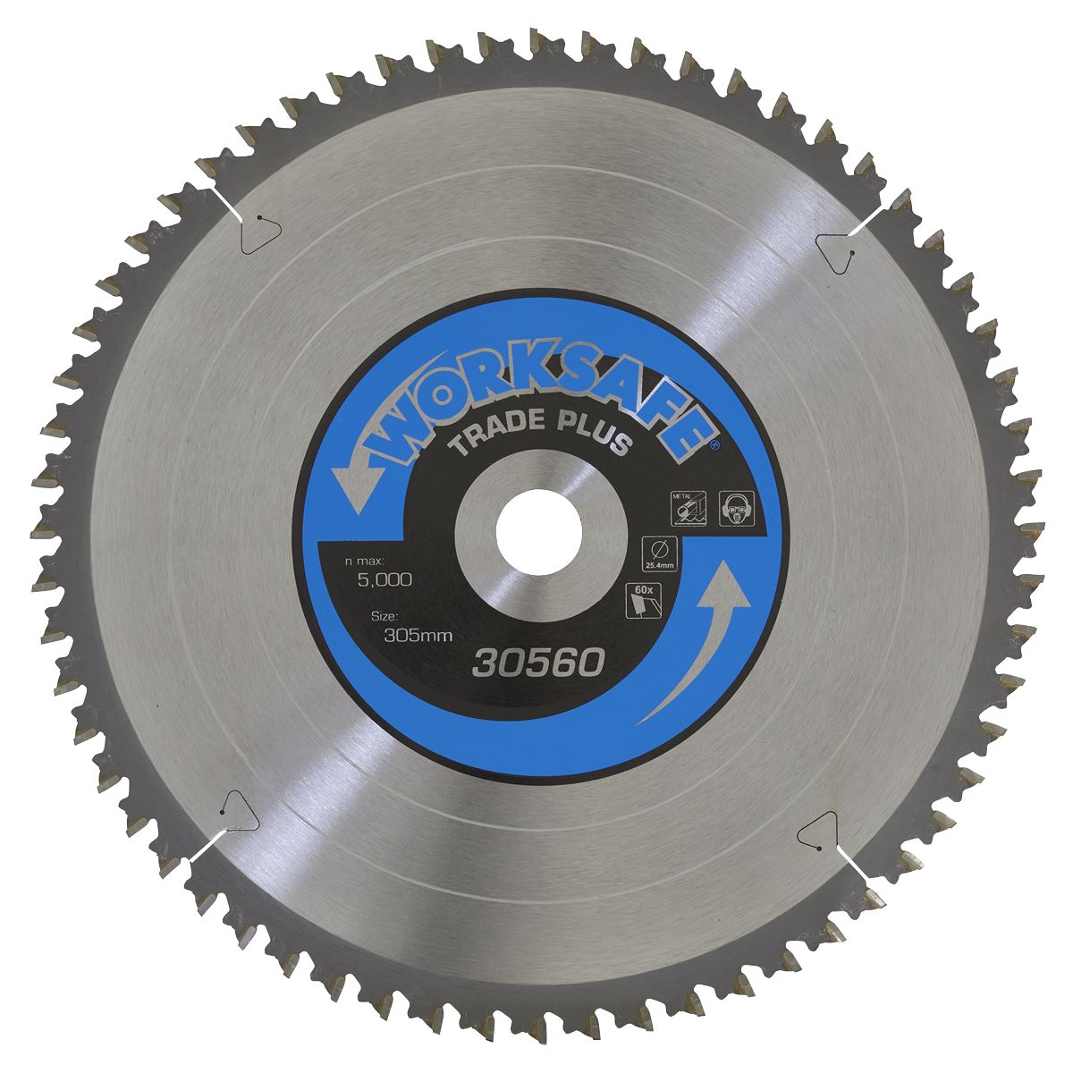 Sealey Trade Plus Circular Saw Blade 305 x 25.4mm - 60tpu TPS30560