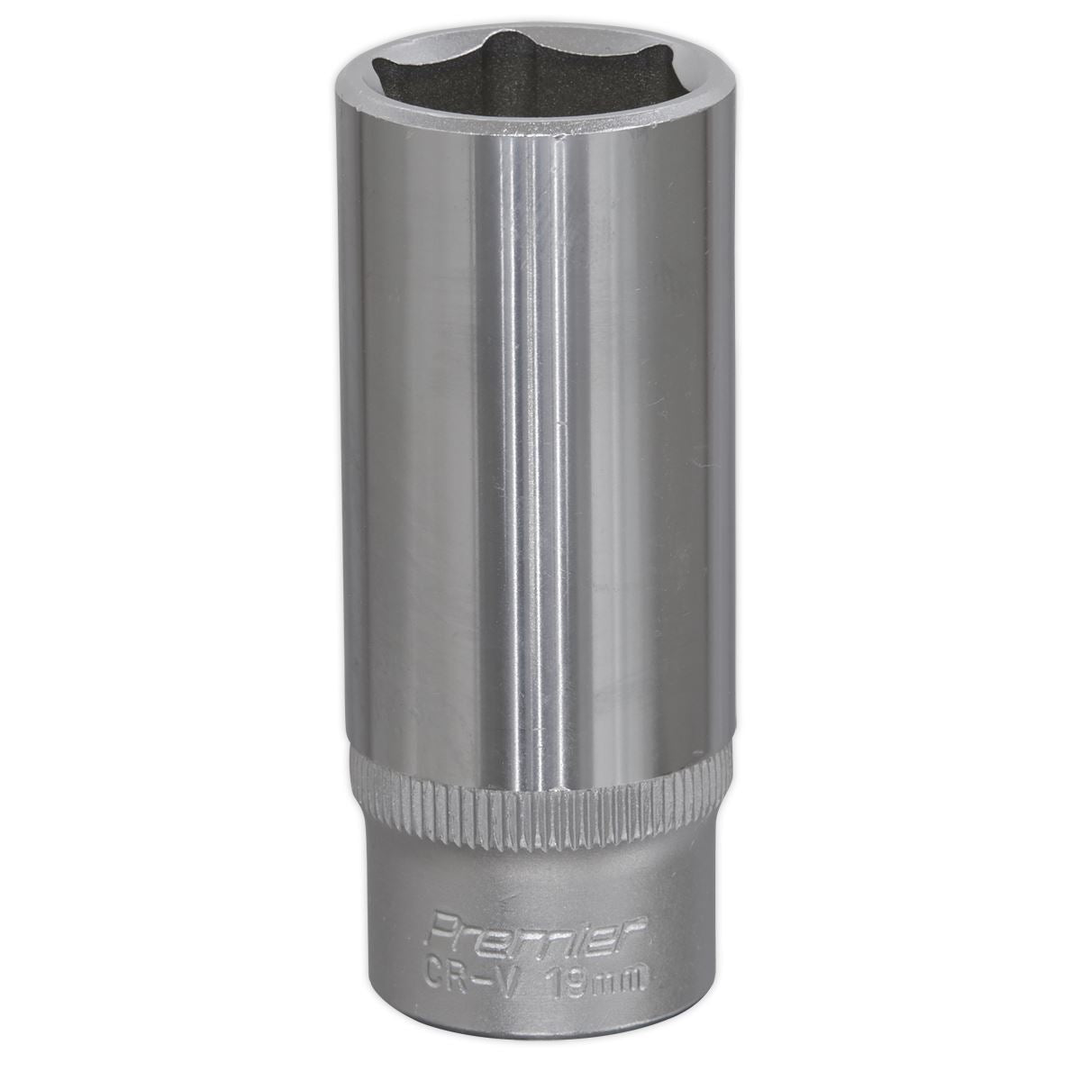 Sealey WallDrive Socket 19mm Deep 3/8"Sq Drive S3819D