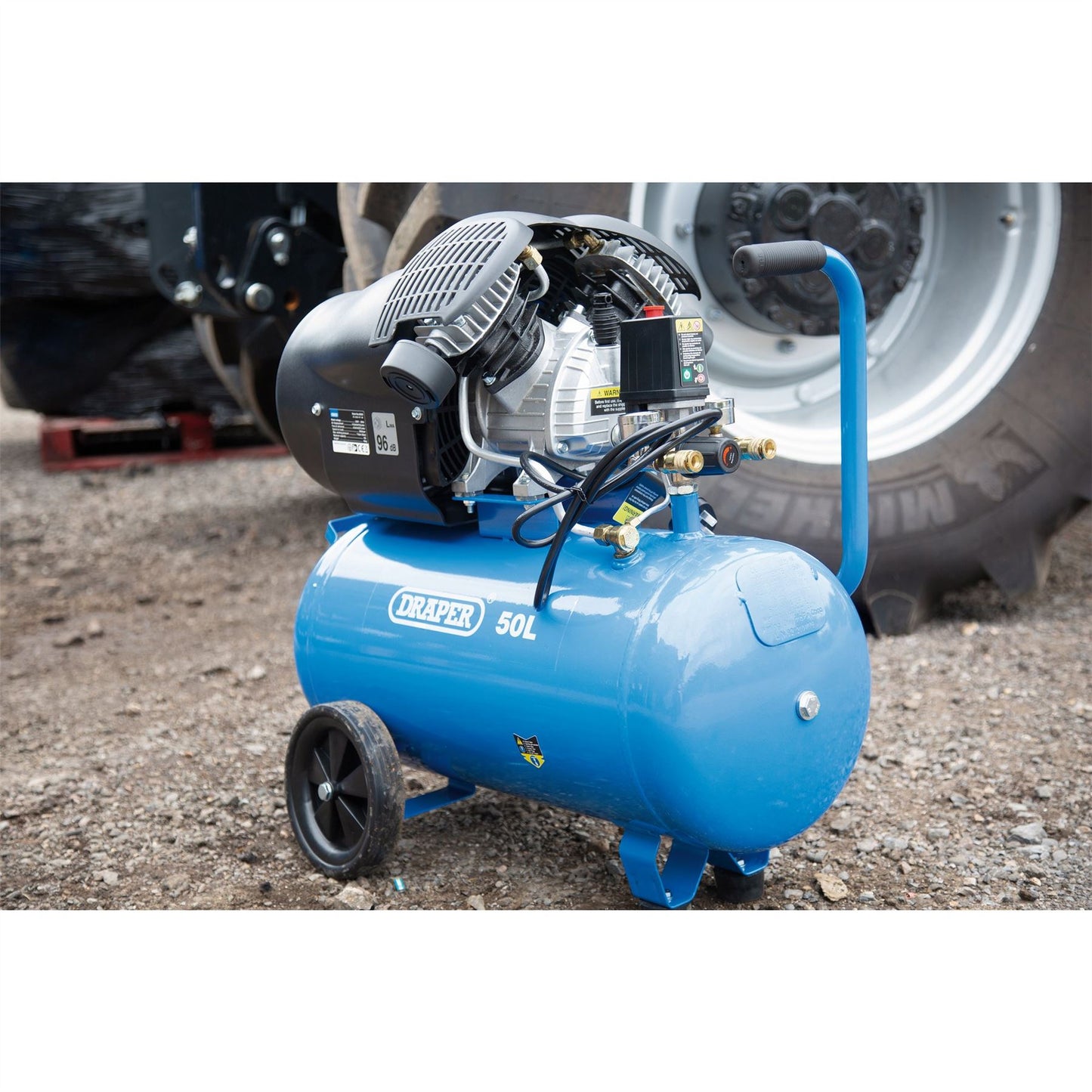 Draper Air Compressor, 50L, 2.2kW DA50/412TV - 29355