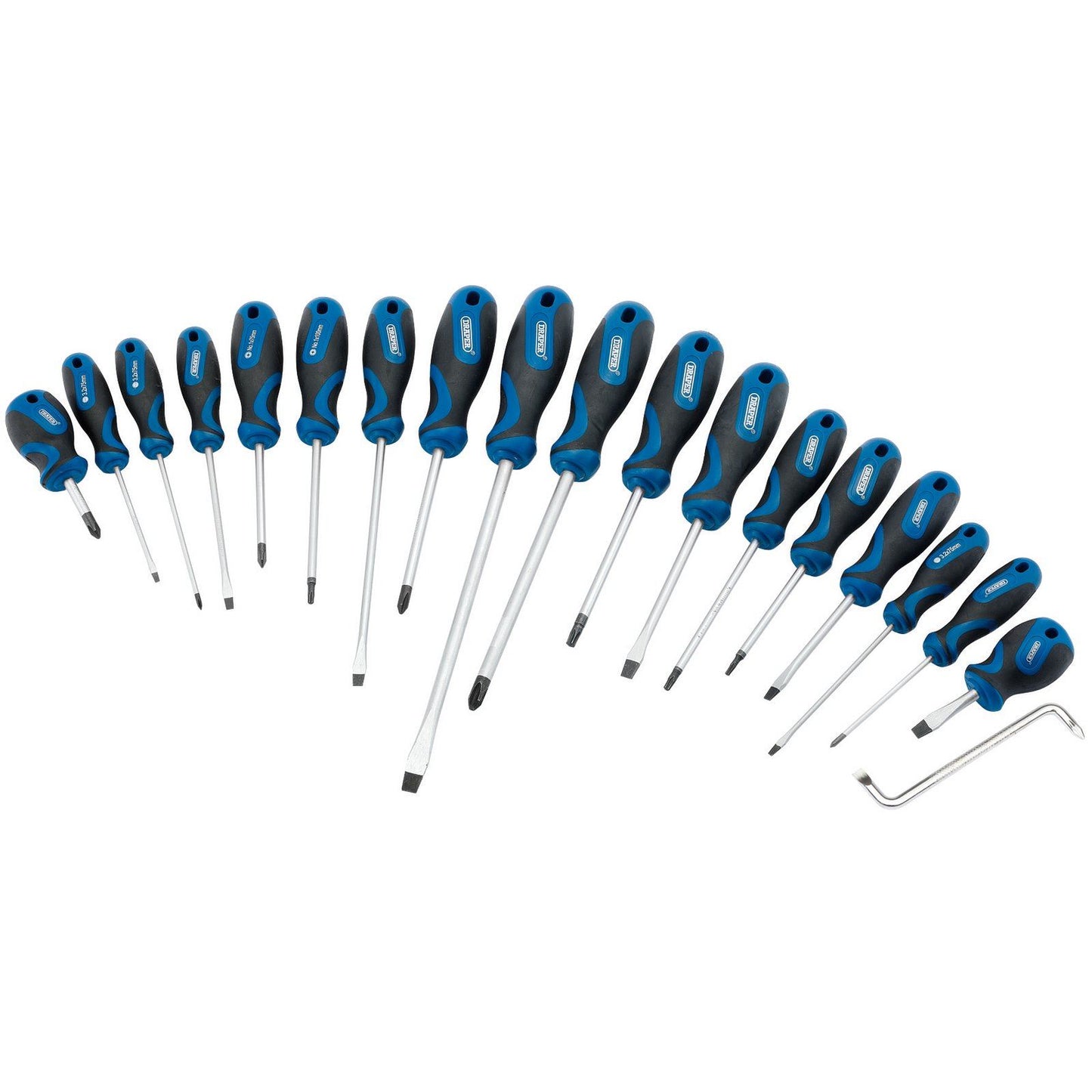 Draper 09548 19 Piece Soft Grip Screwdriver Set Part No: 865/19 Full Warranty