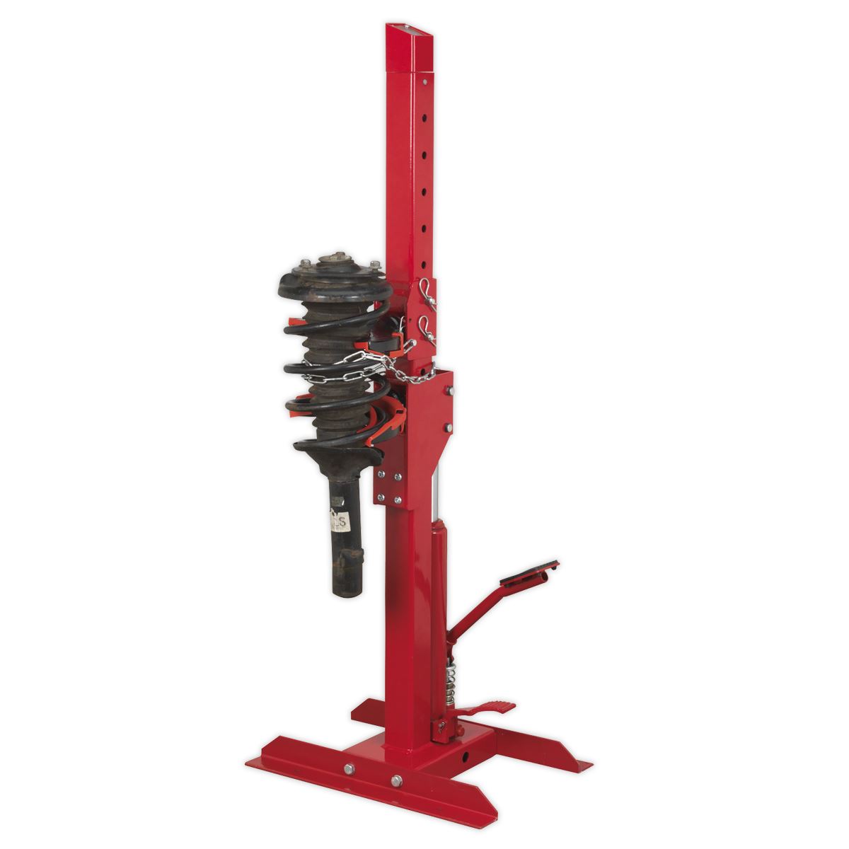 Sealey Coil Spring Compressing Station + Gauge Hyd 2000kg Capacity RE2311