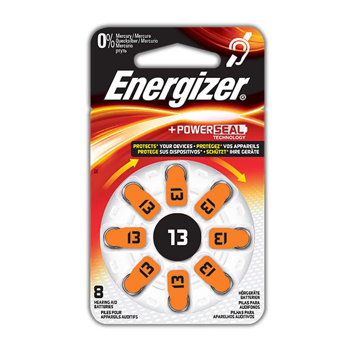 Energizer 8x Zinc-Air Battery PR48 1.4V 8-Blister EN-53542572700