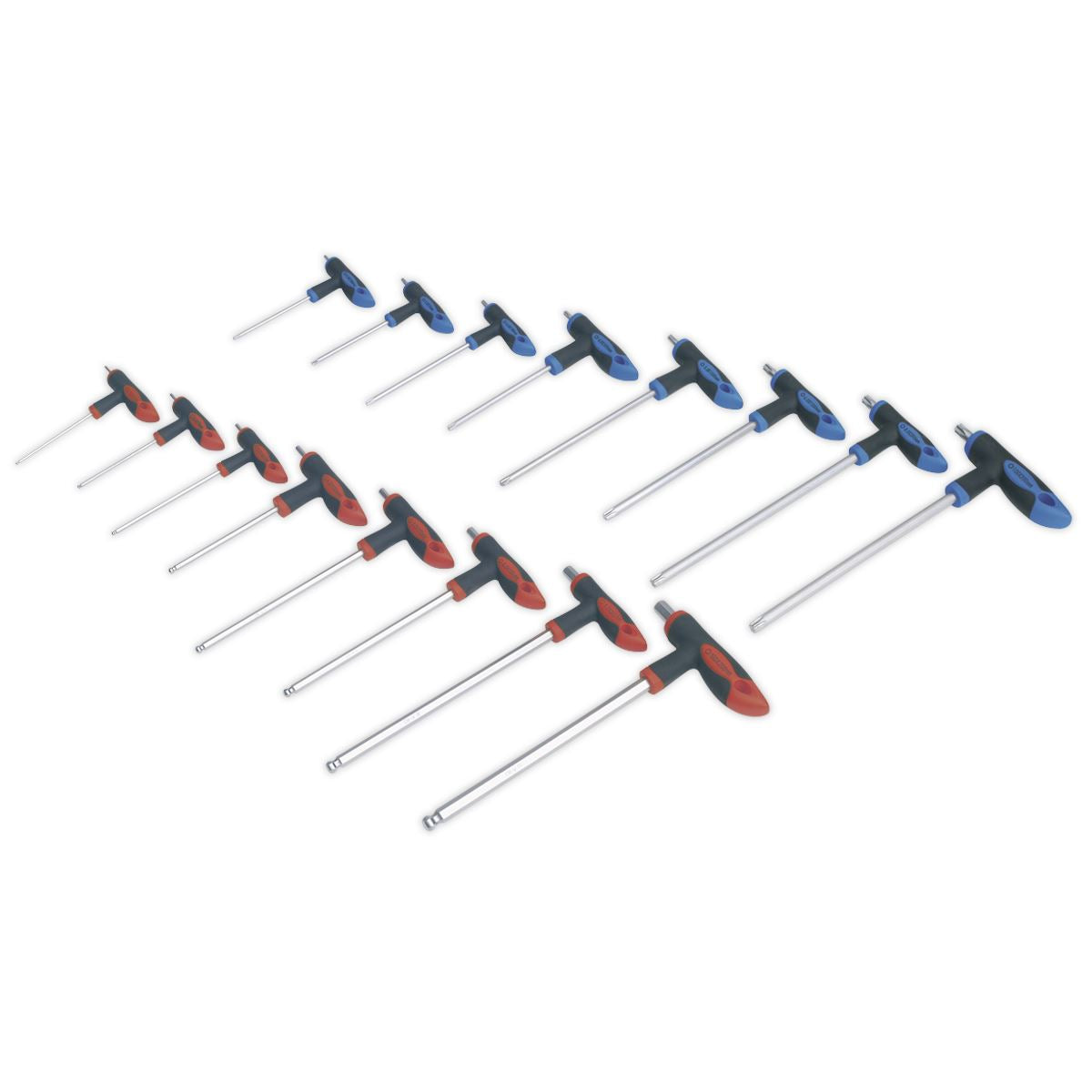 Sealey T-Handle TRX-Star* & Hex Key Set 16pc AK7147