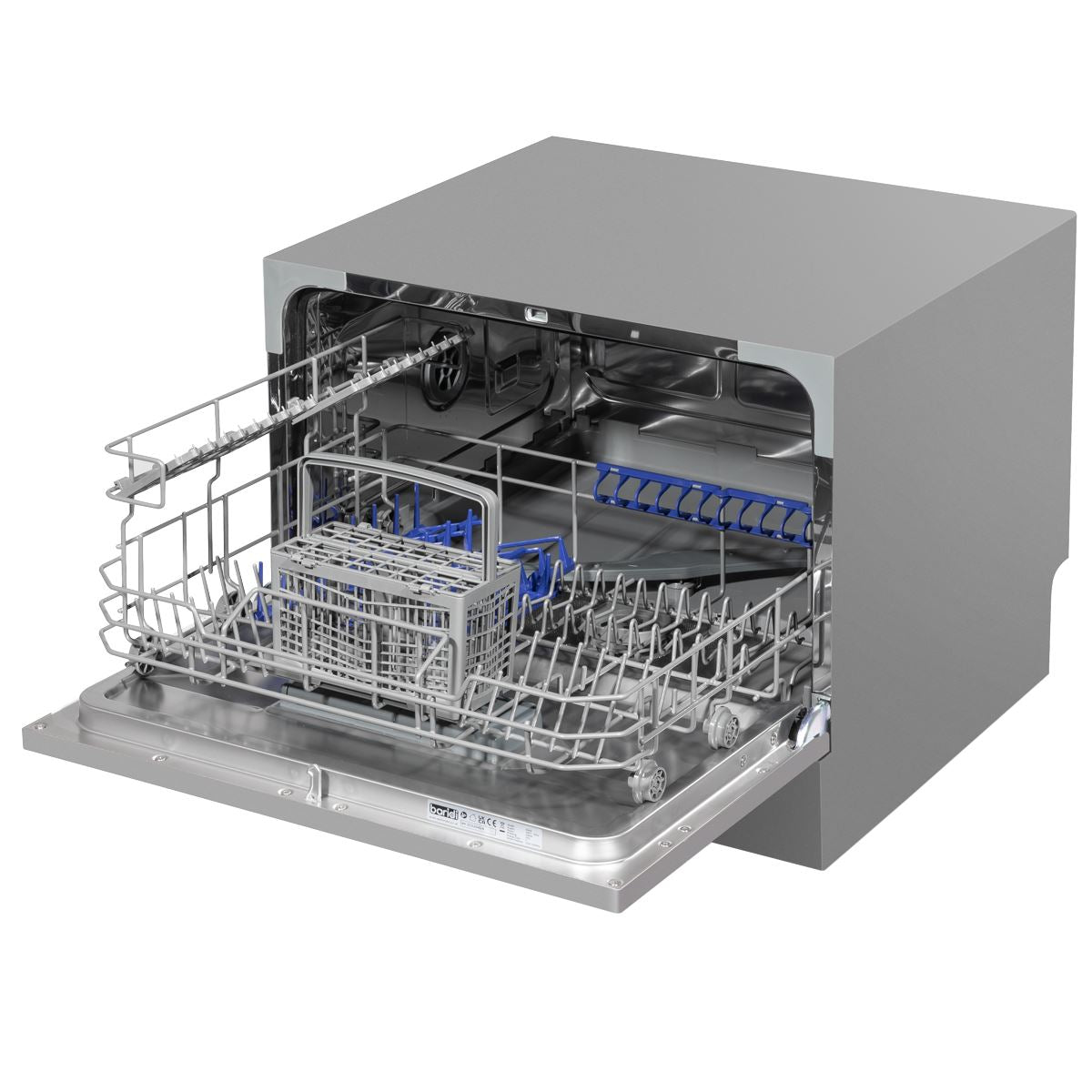 Baridi Compact Tabletop Dishwasher 6 Place Settings, 6 Programmes, Low Noise