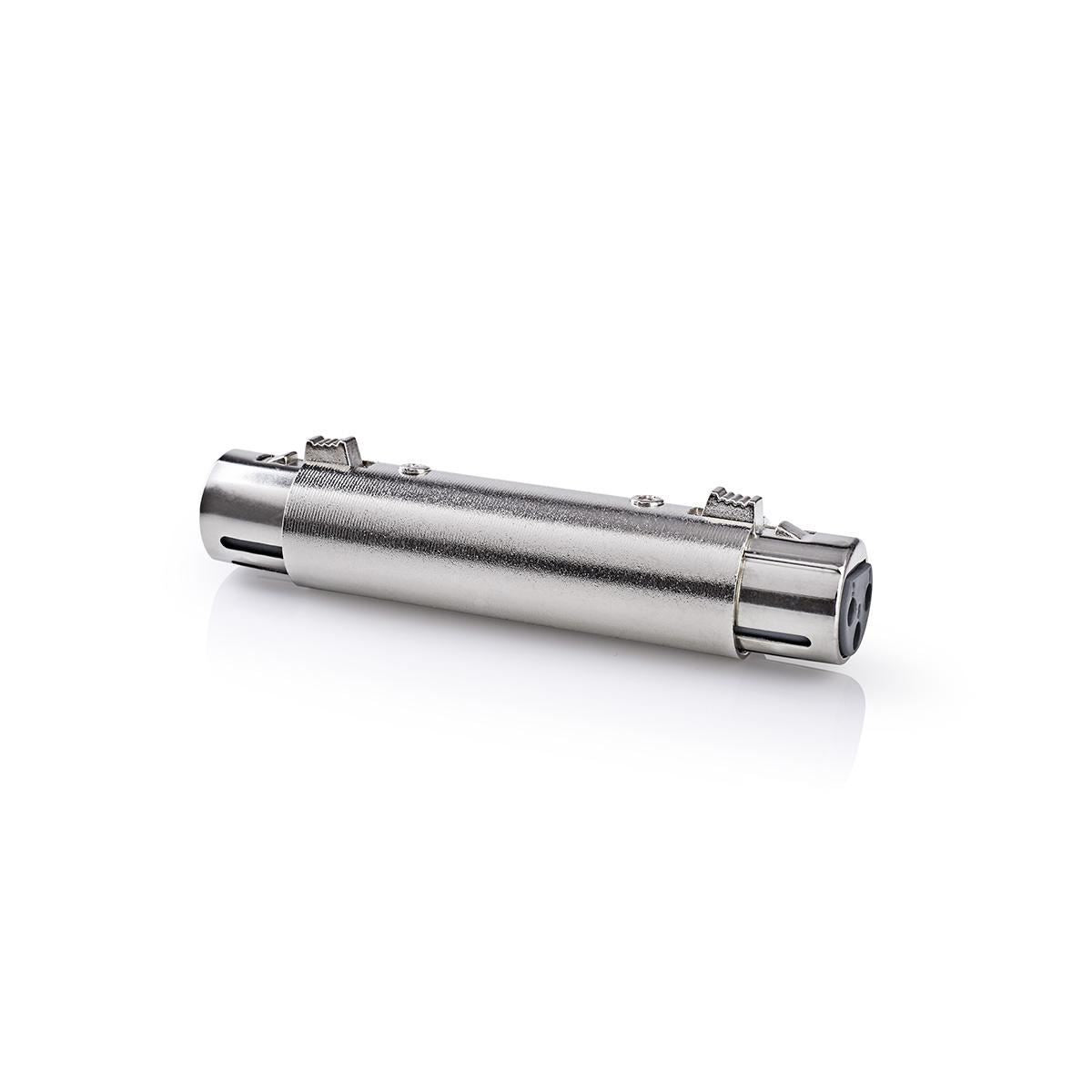 Nedis 10x XLR Adapter XLR 3-pin Female to XLR 3-pin Female Metal