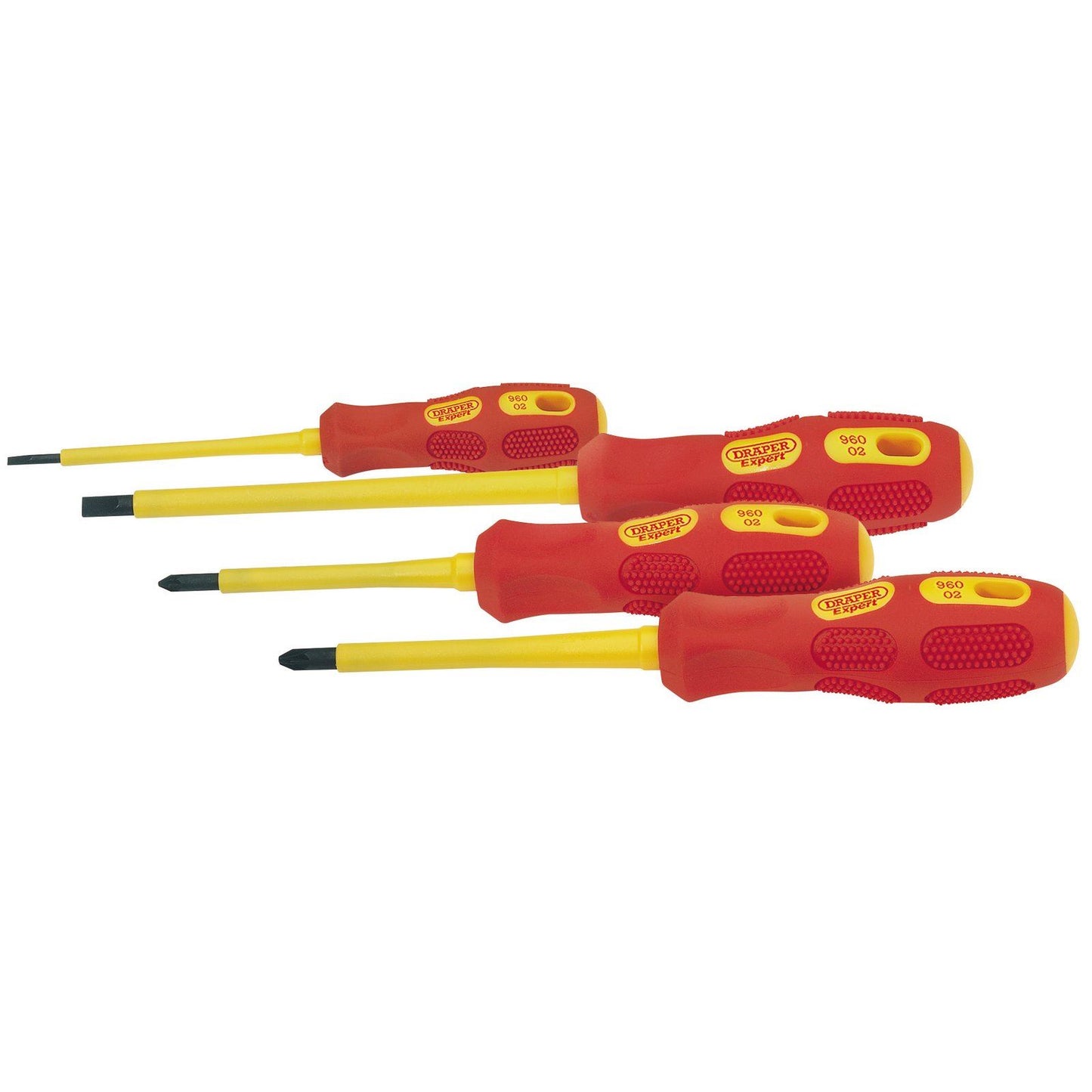 Draper Expert 4 Piece Fully Insulated Screwdriver Set Professional Tool 69233