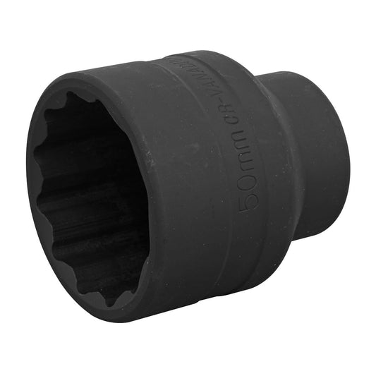 Sealey Impact Socket 50mm Bi-Hex 3/4"Sq Drive SX014