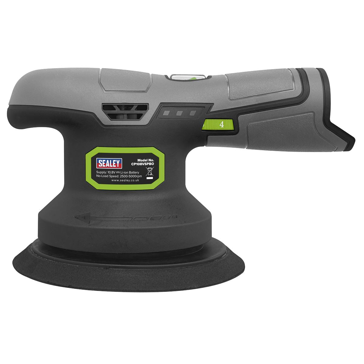 Sealey 150mm Dual Action Sander/Polisher 10.8V SV10.8 Series - Body Only CP108VSPBO