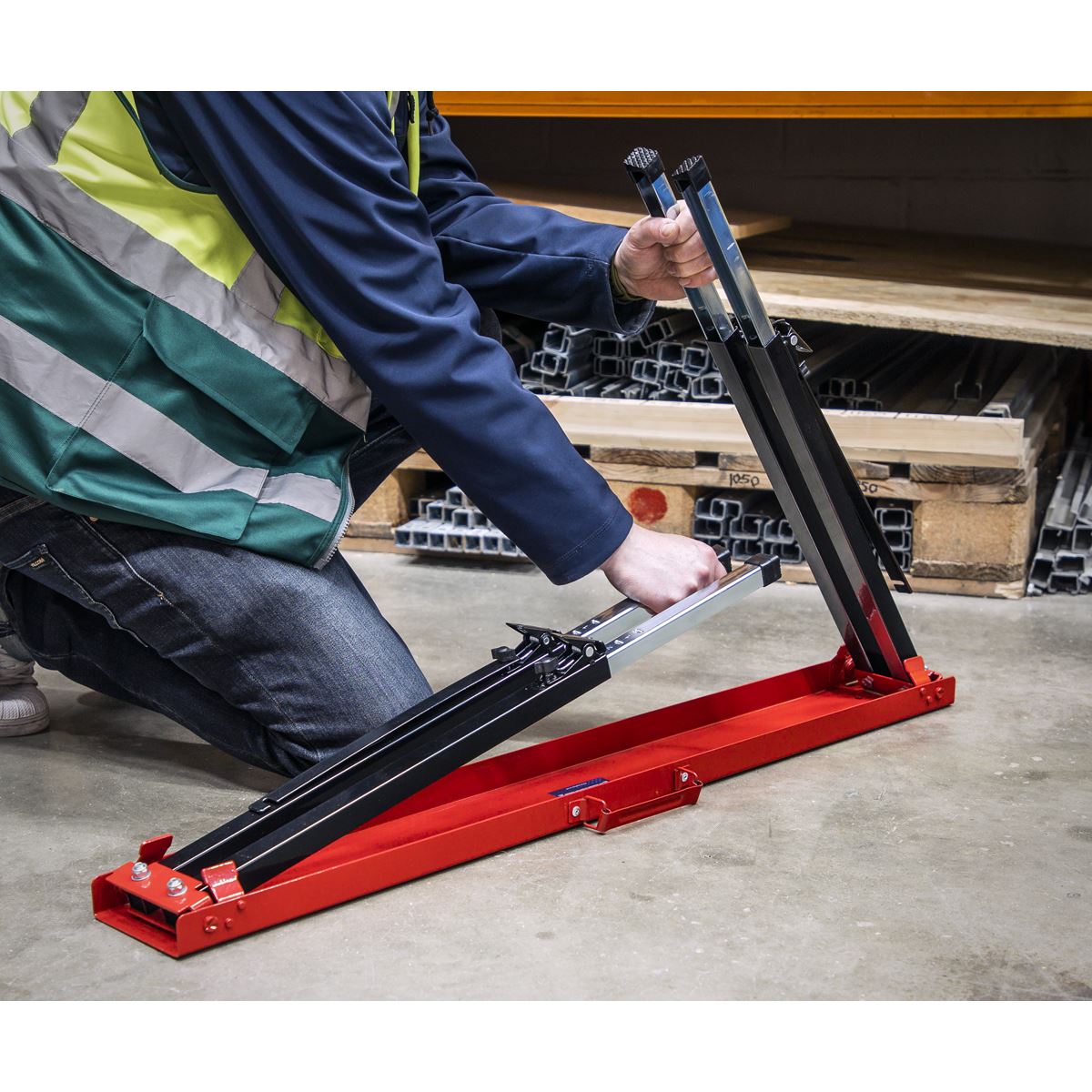 Sealey Fold Down Trestle with Adjustable Legs - Pair FTAL12