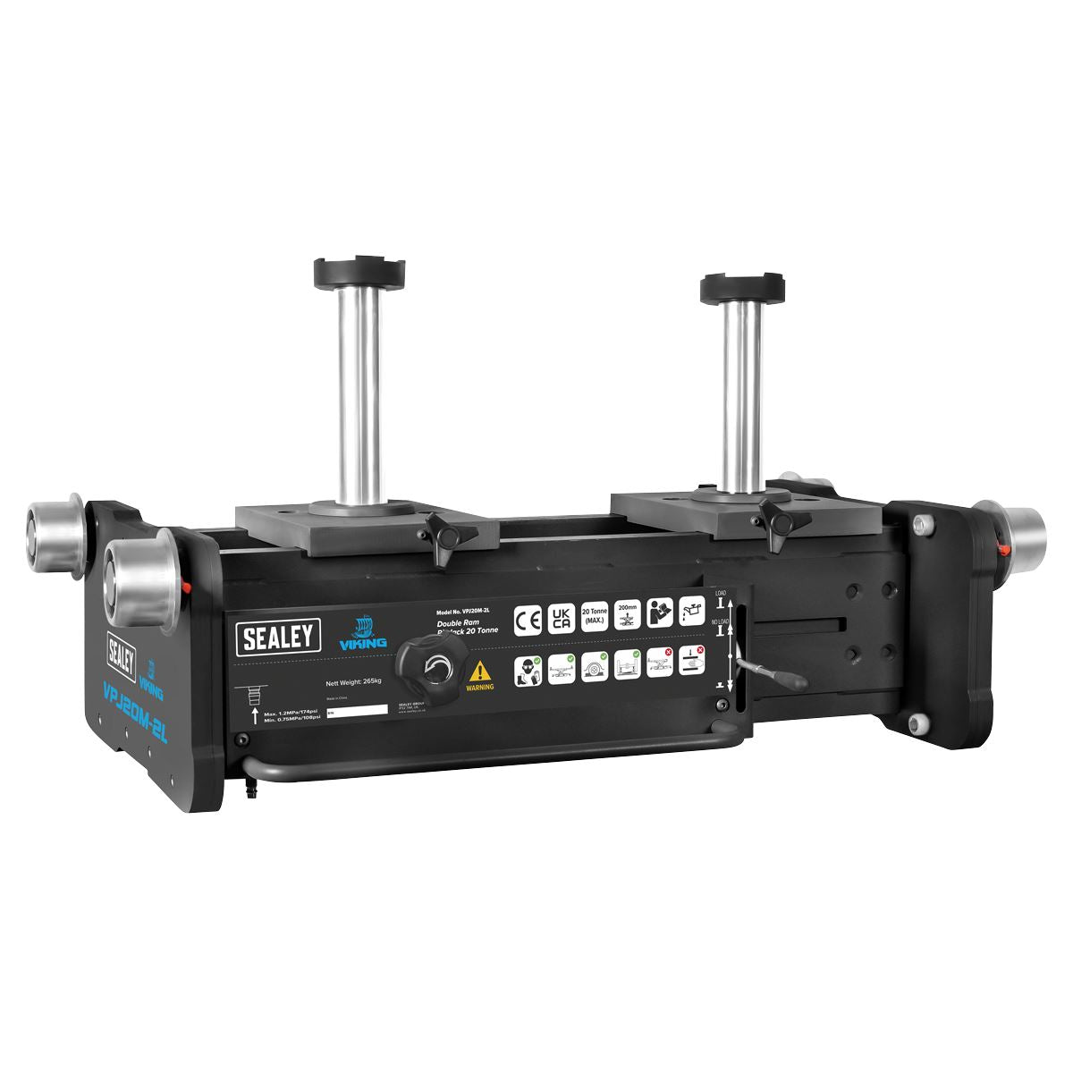 Viking Pit Jack 20 Tonne Double Ram VPJ20M-2L
