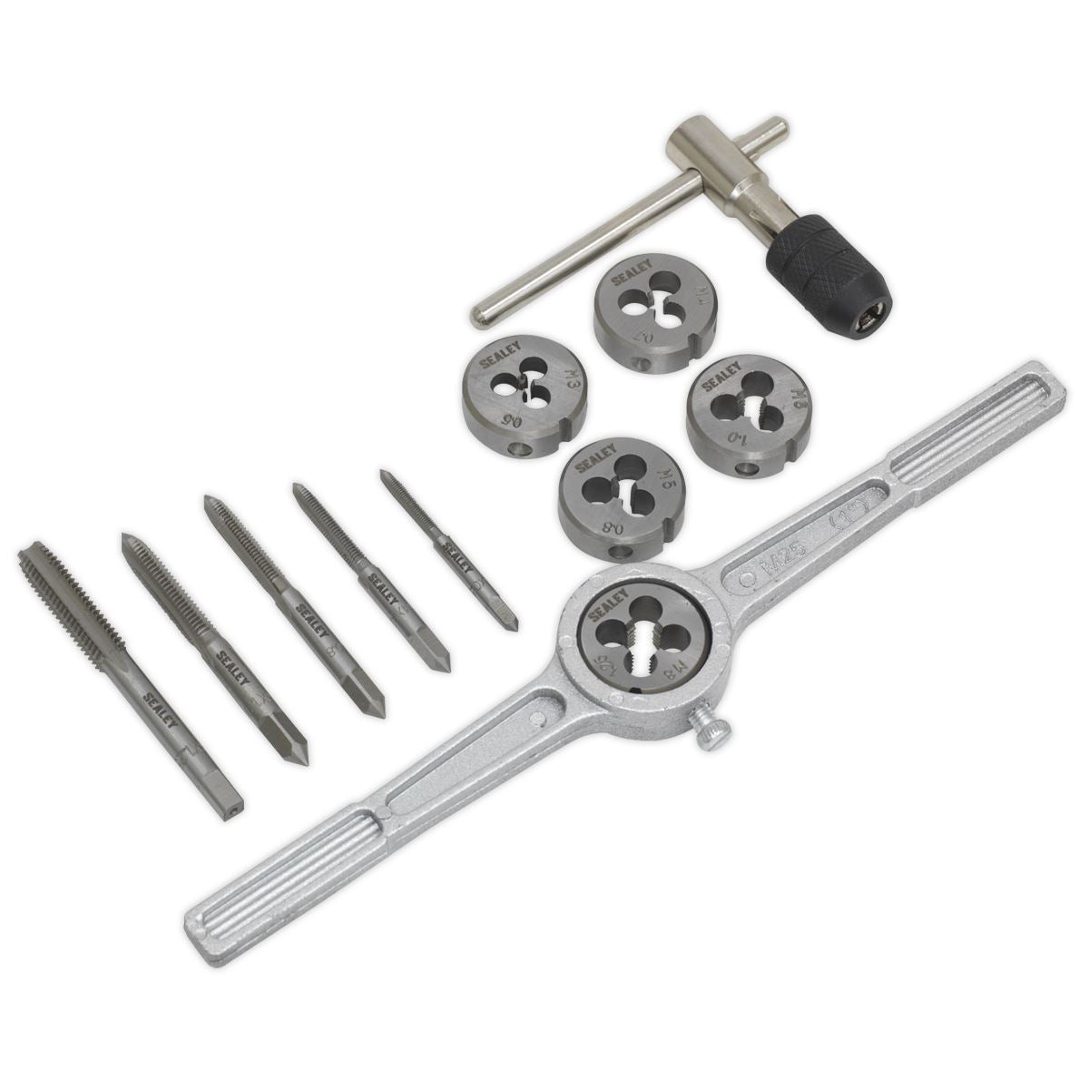 Sealey Tap & Die Set 12pc - Metric AK322