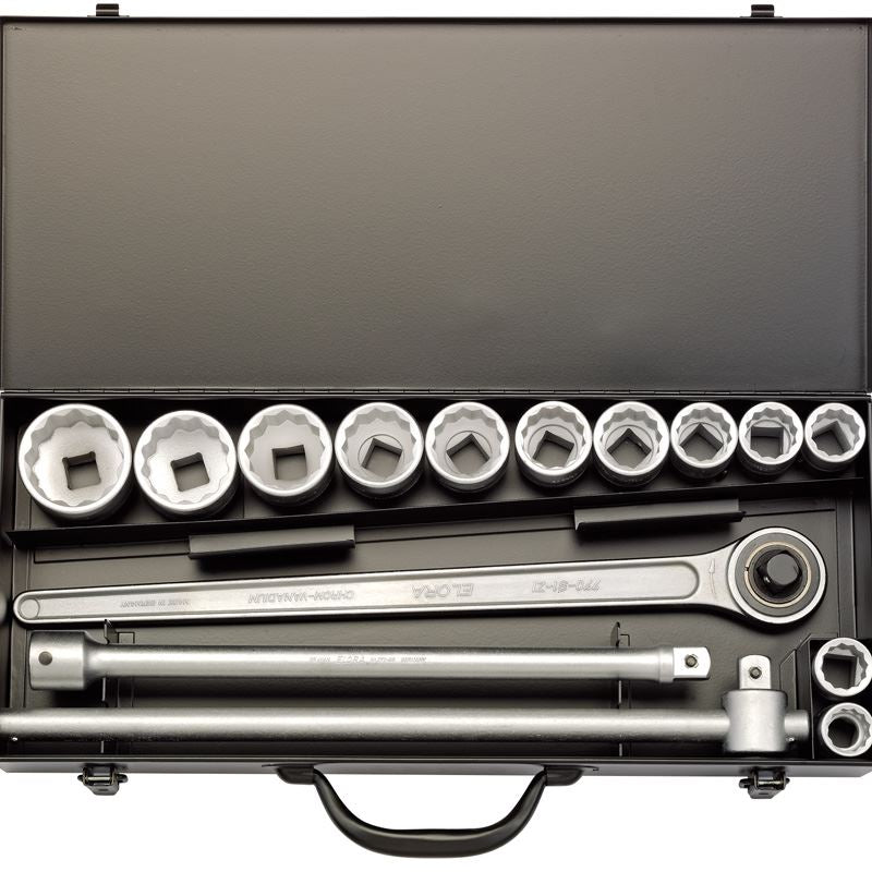 Draper 369 15 Piece 3/4 Square Drive Elora Imperial Socket Set