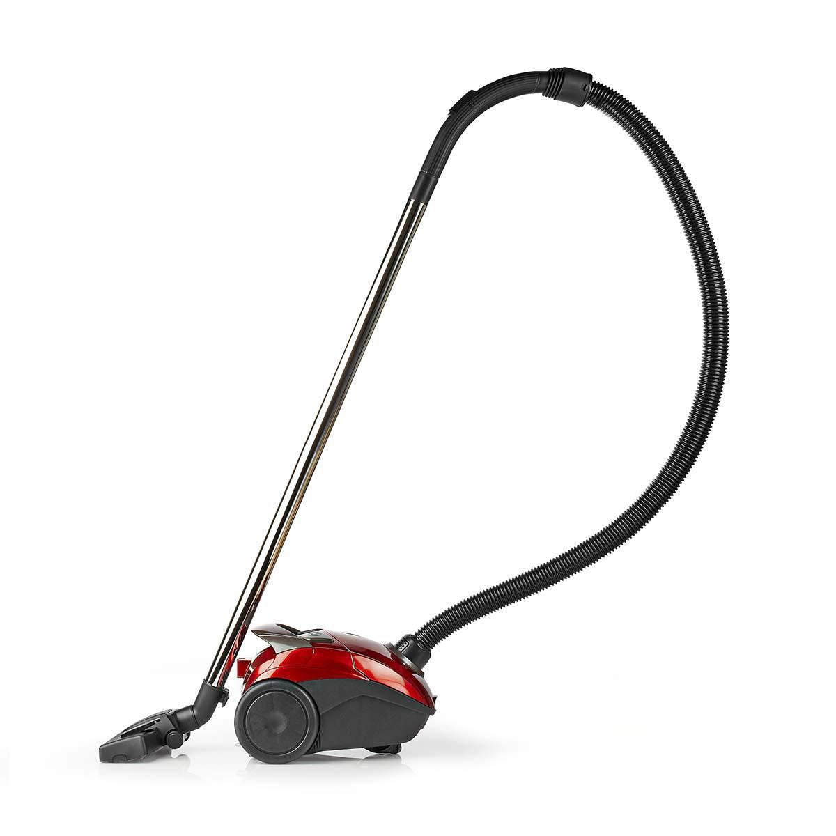 Nedis Vacuum Cleaner With Bag 700W 1.5L Dust Capacity Red - VCBG100RD