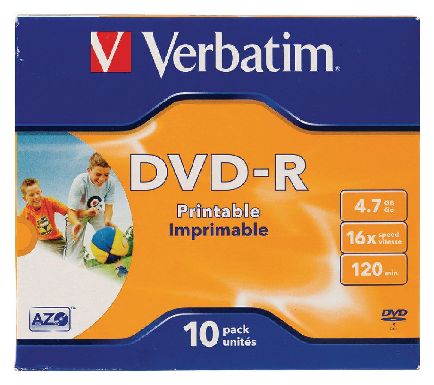 Verbatim DVD-R Wide Inkjet Printable ID Brand