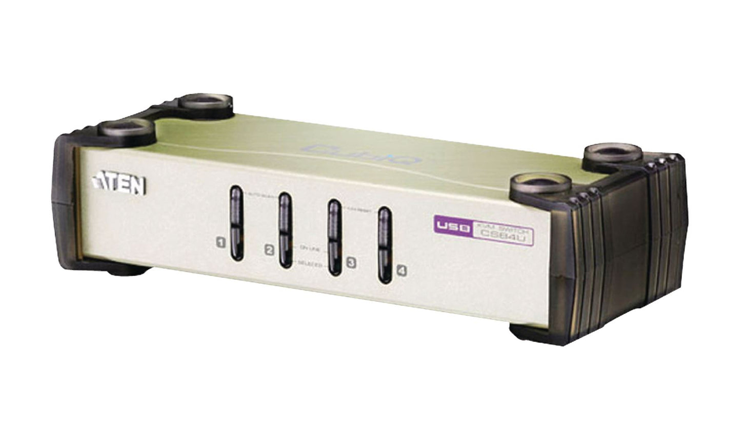 Aten 4-Port KVM Switch Silver CS84U-AT