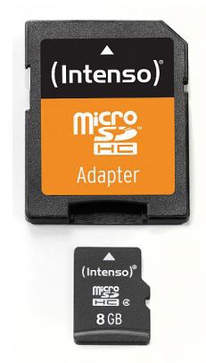 Intenso MicroSDHC-card 8 GB Class 4 (TRACKED)