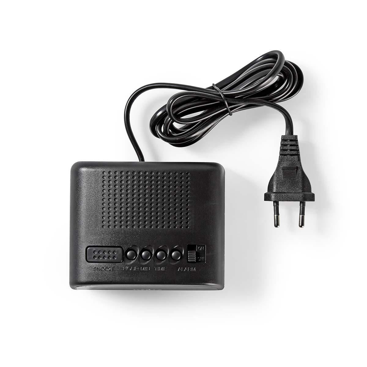 Nedis Digital Alarm Clock 0.6" LED Snooze