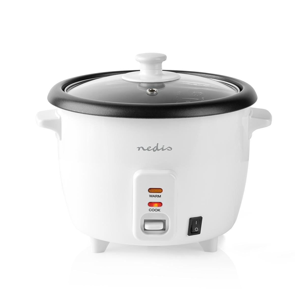Nedis 400W Rice Cooker 1L Non Stick with Keep Warm Function (Steamer)