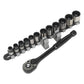 Sealey Socket Set 13pc 3/8"Sq Drive Total Drive Black Series AK7973