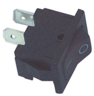 Fixapart Switch on/off (Black) 6A 250V 3mm (Max SC 65)