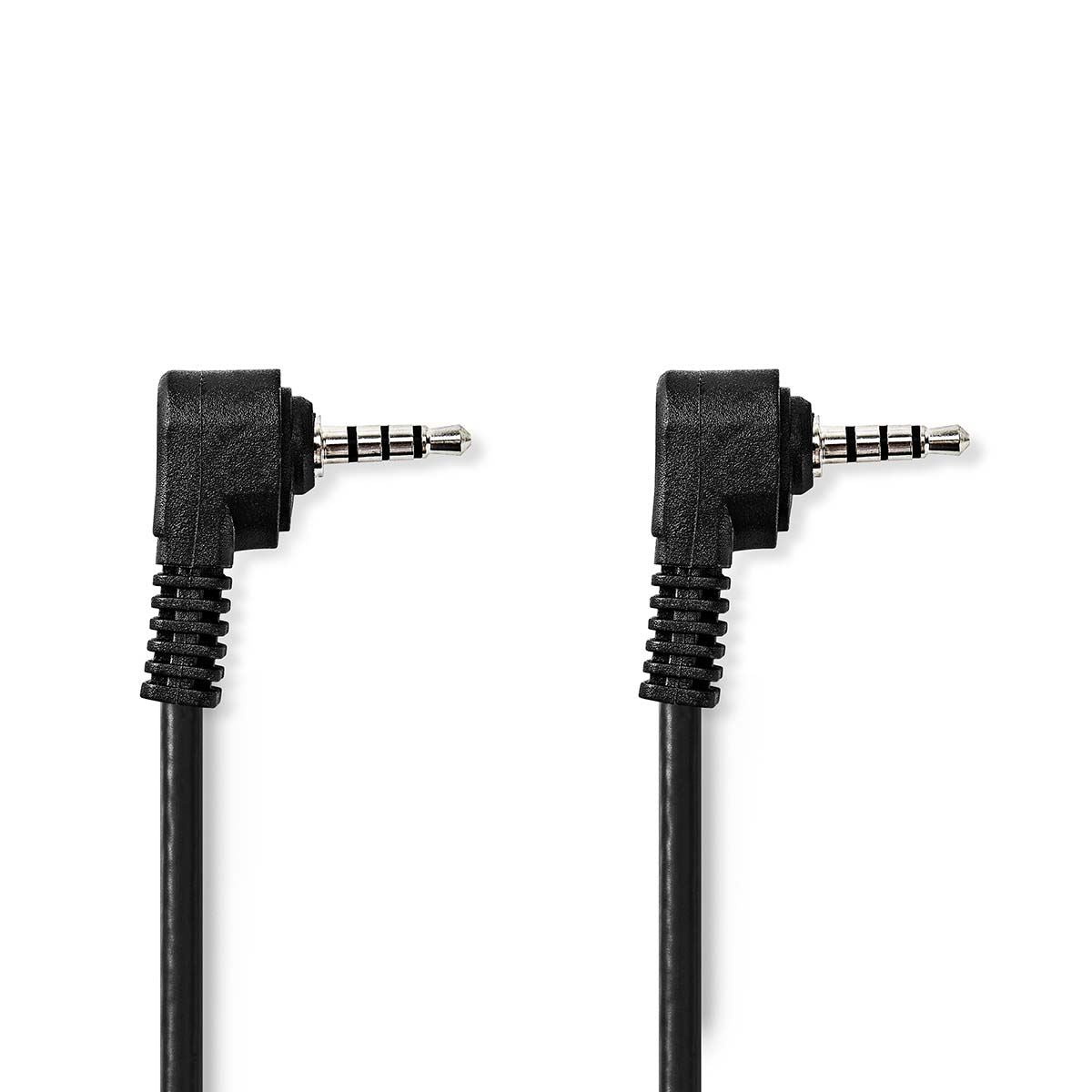Nedis Audio Video Cable 3.5mm Male 3.5mm Male Nickel Plated 2m Round PVC Black