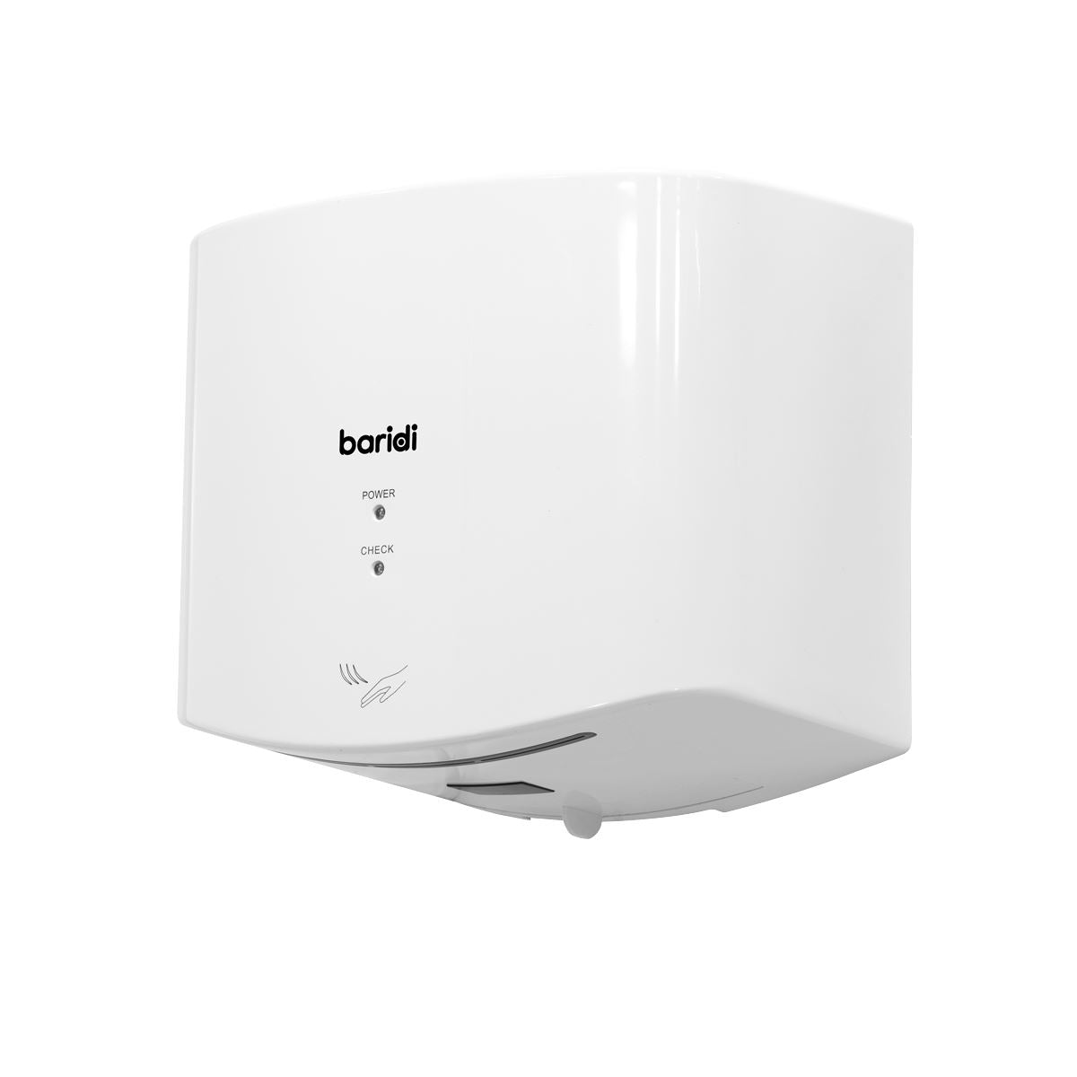 Baridi High Speed Hand Dryer with Auto Sensor 1400-1650W - White DH378
