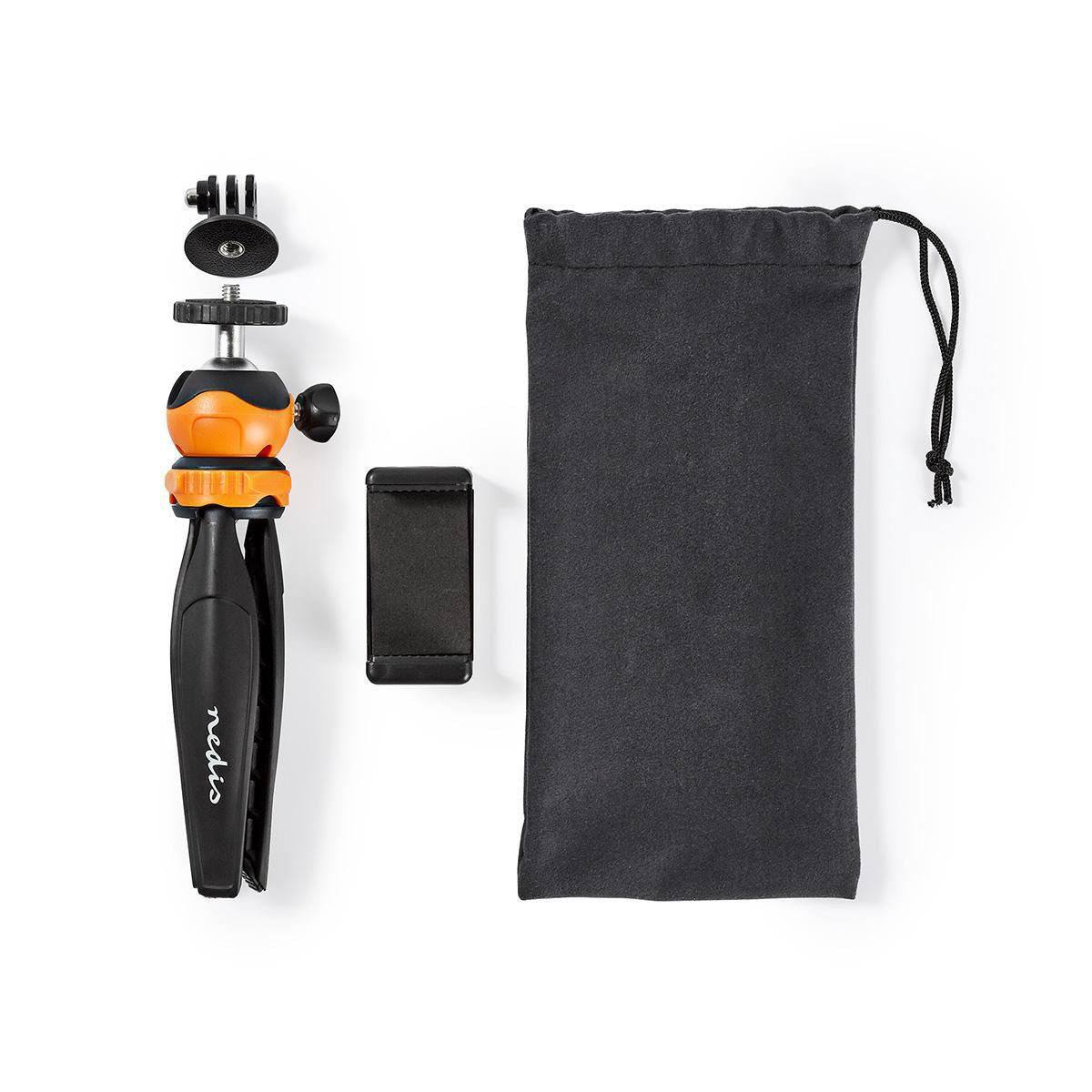 Nedis Tripod Max 1.5 kg 16cm Black/Orange ACMT10BK