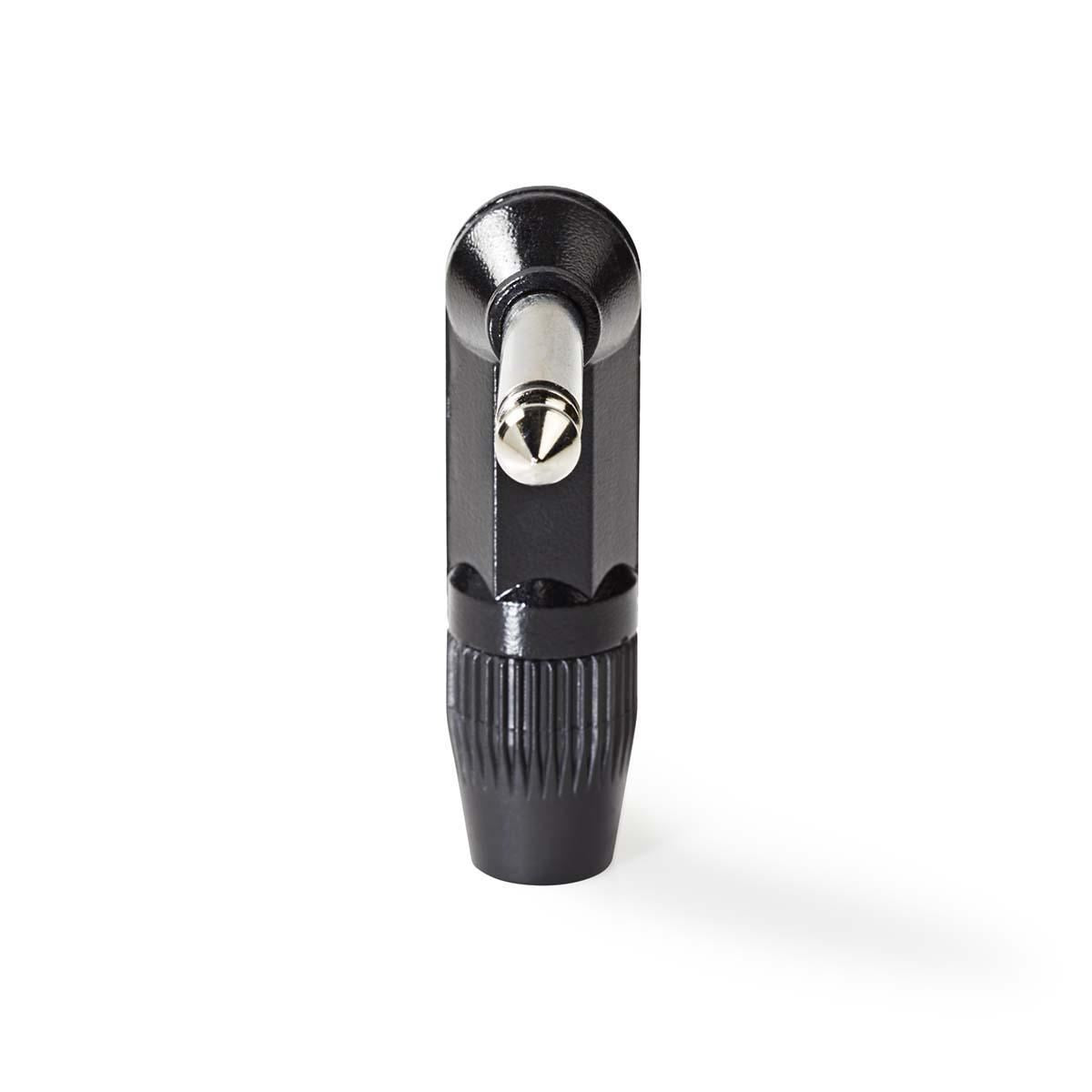 Nedis Audio Connector Mono 6.35mm Male Angled Black COTP23902BK