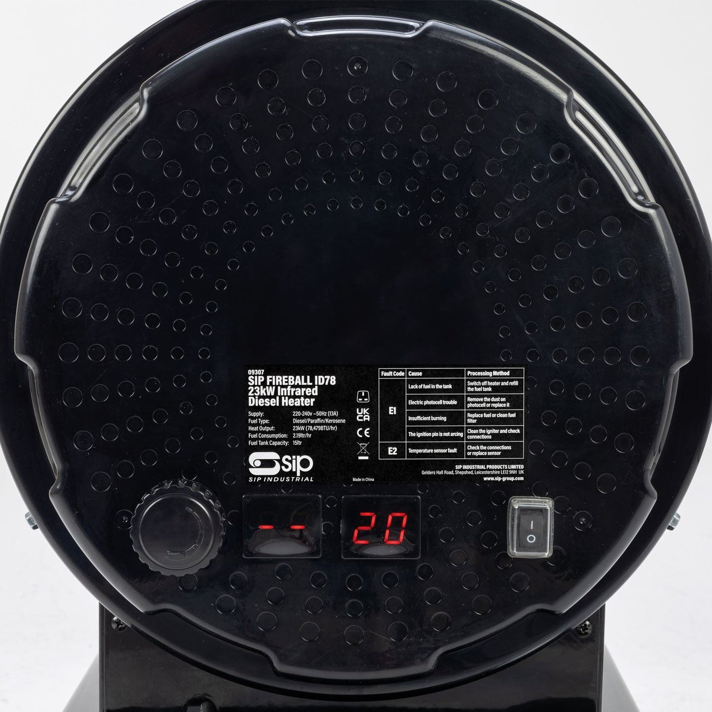 SIP FIREBALL ID78 23kW Infrared Diesel/Paraffin Heater