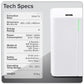 Baridi Dehumidifier with Digital Display & 24hr Timer 12L - White DH147