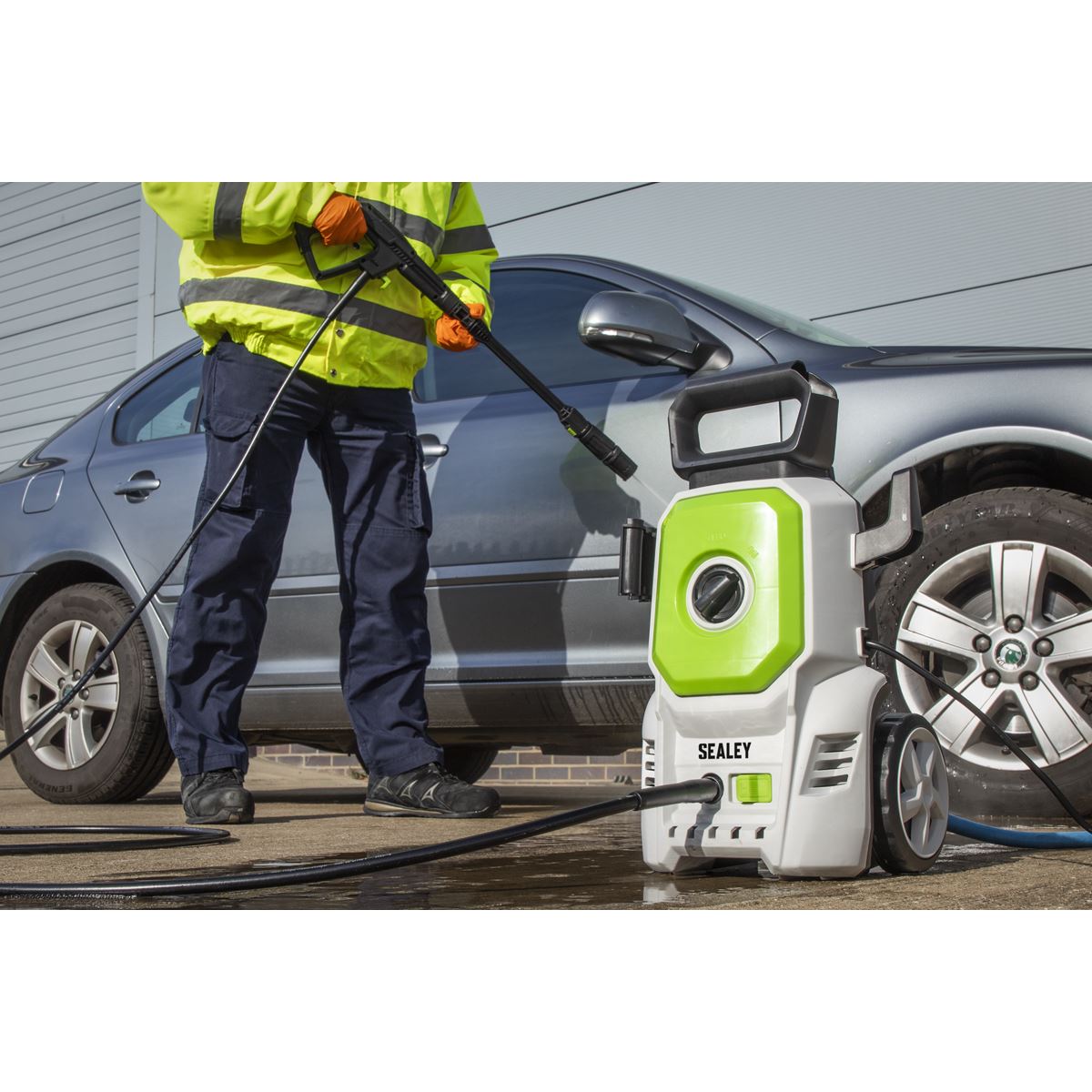 Sealey Pressure Washer 100bar 390L/hr with TSS & Rotablast� Nozzle PW1610