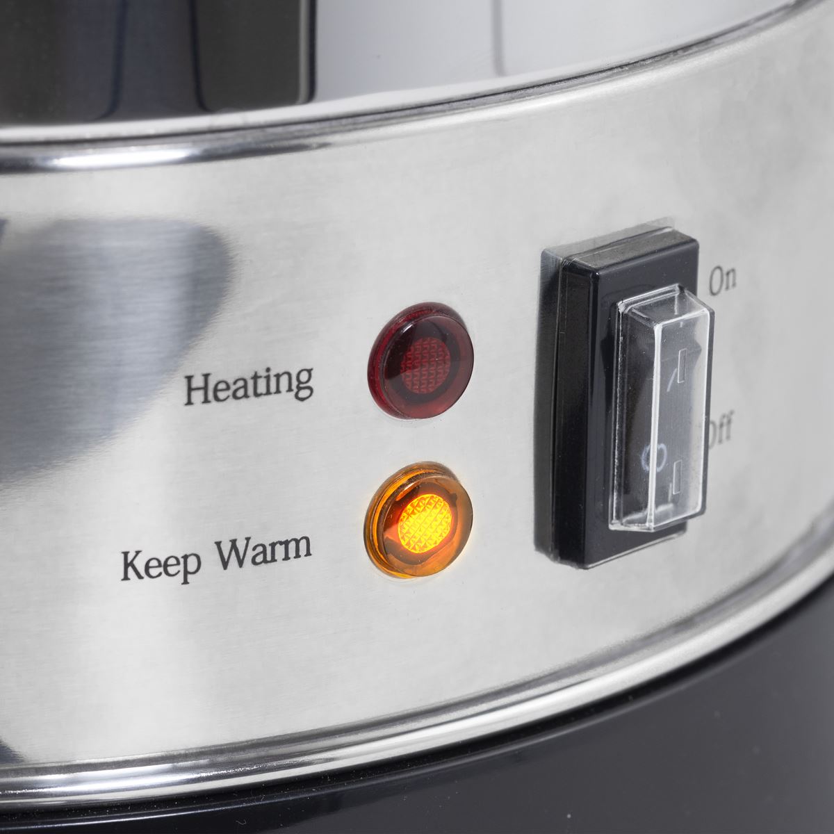 Baridi Hot Water Boiler/Tea Urn 10L Capacity, Stainless Steel DH269