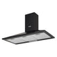 Baridi Cooker Hood, Chimney Style with Carbon Filters 90cm - Black DH59