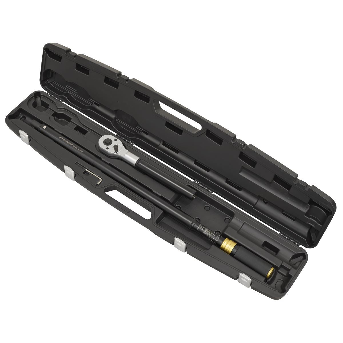Sealey Black Torque Wrench Micrometer 3/4"Sq Drive Calibrated 160-800Nm STW907B