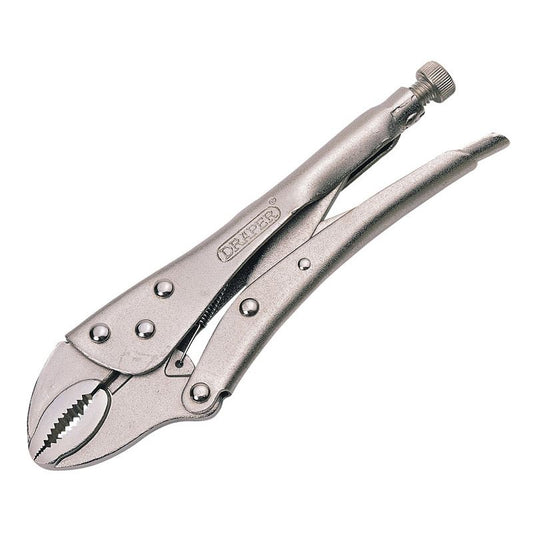 Draper Curved Jaw Self Grip Pliers, 220mm 9006A - 35369