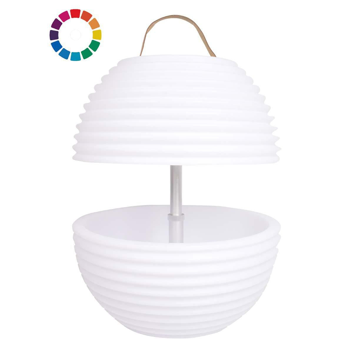 Nikki.Amsterdam The.Bowl Bluetooth Speaker Lamp and Winecooler