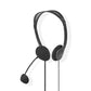 Nedis PC Headset On-Ear 2x 3.5mm Connectors 2m Black CHST100BK