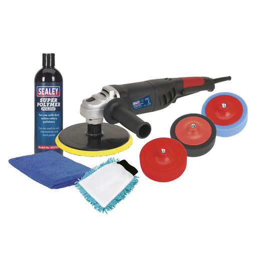 Sealey 180mm Pro Electric Polisher Kit 1100W/230V CPK03