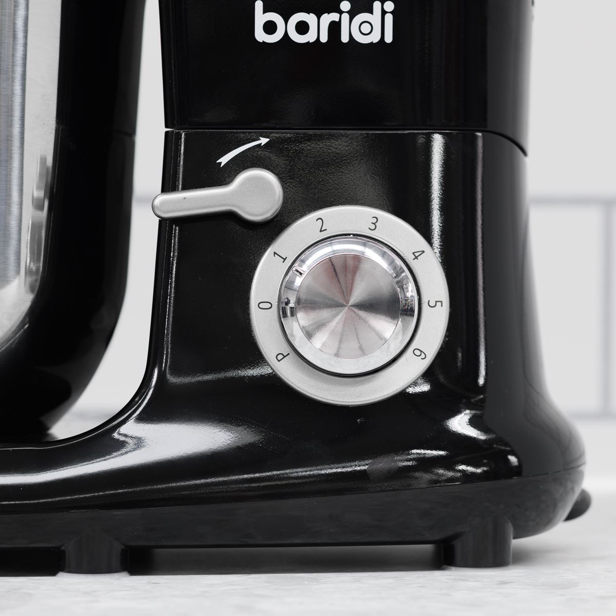 Baridi 1500W Stand Mixer with Accessories 6L - Black DH173