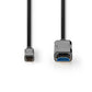 Nedis USB Type-C to HDMI Cable AOC Type-C Male to HDMI Connector 5m Black - CCBG6410BK50