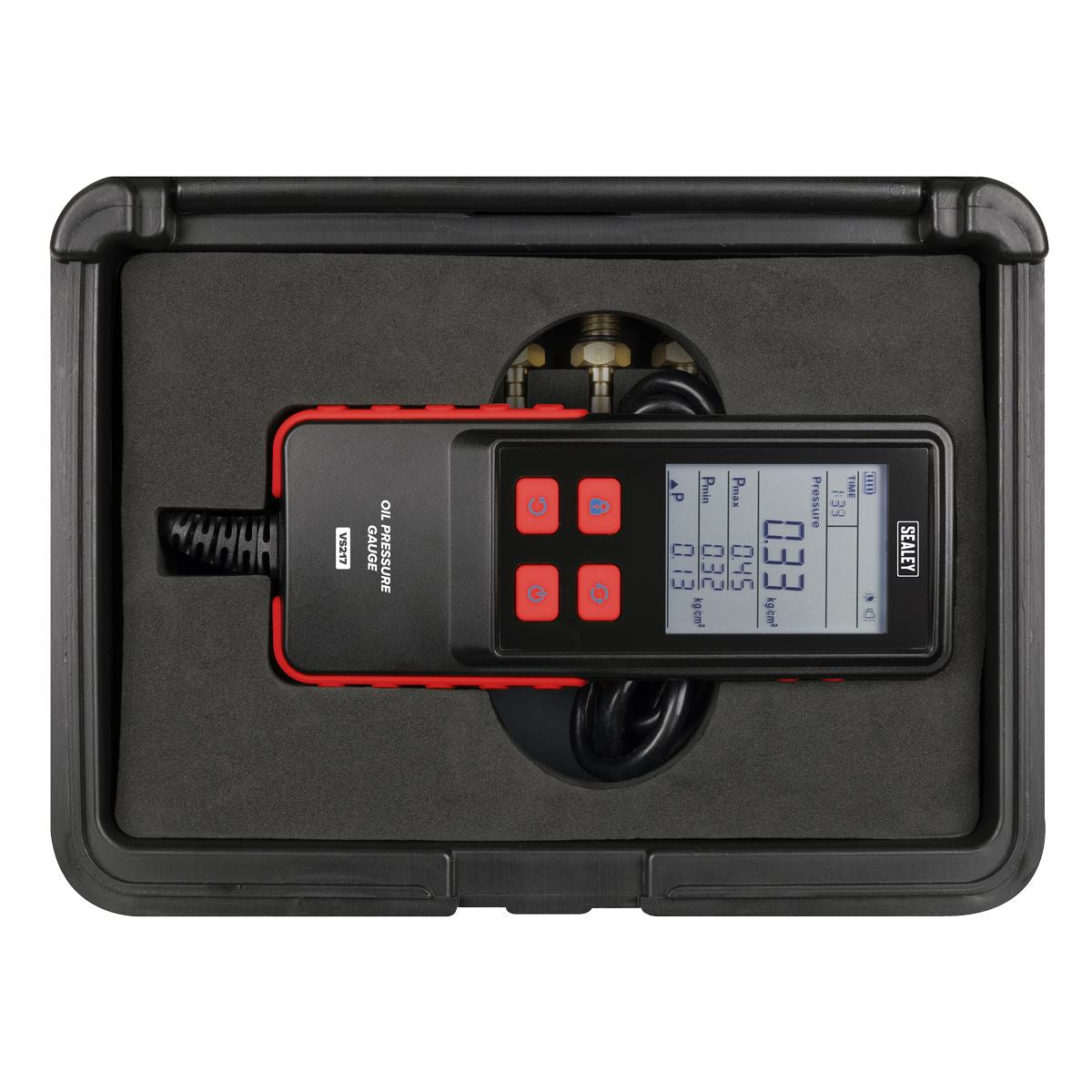 Sealey Digital Oil Pressure Test Kit 18pc VS217