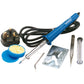 Draper 230V 25W Soldering Iron Kit with Straight & Bent tips, Solder & Stand - 71415
