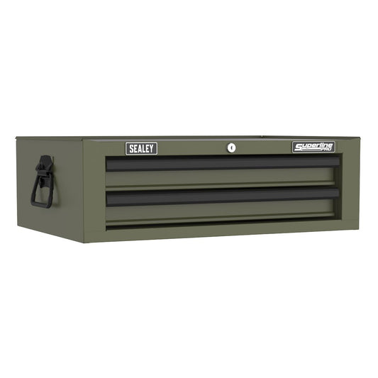 Sealey Superline Pro Mid-Box Tool Chest 2 Drawer - Khaki AP26029TK