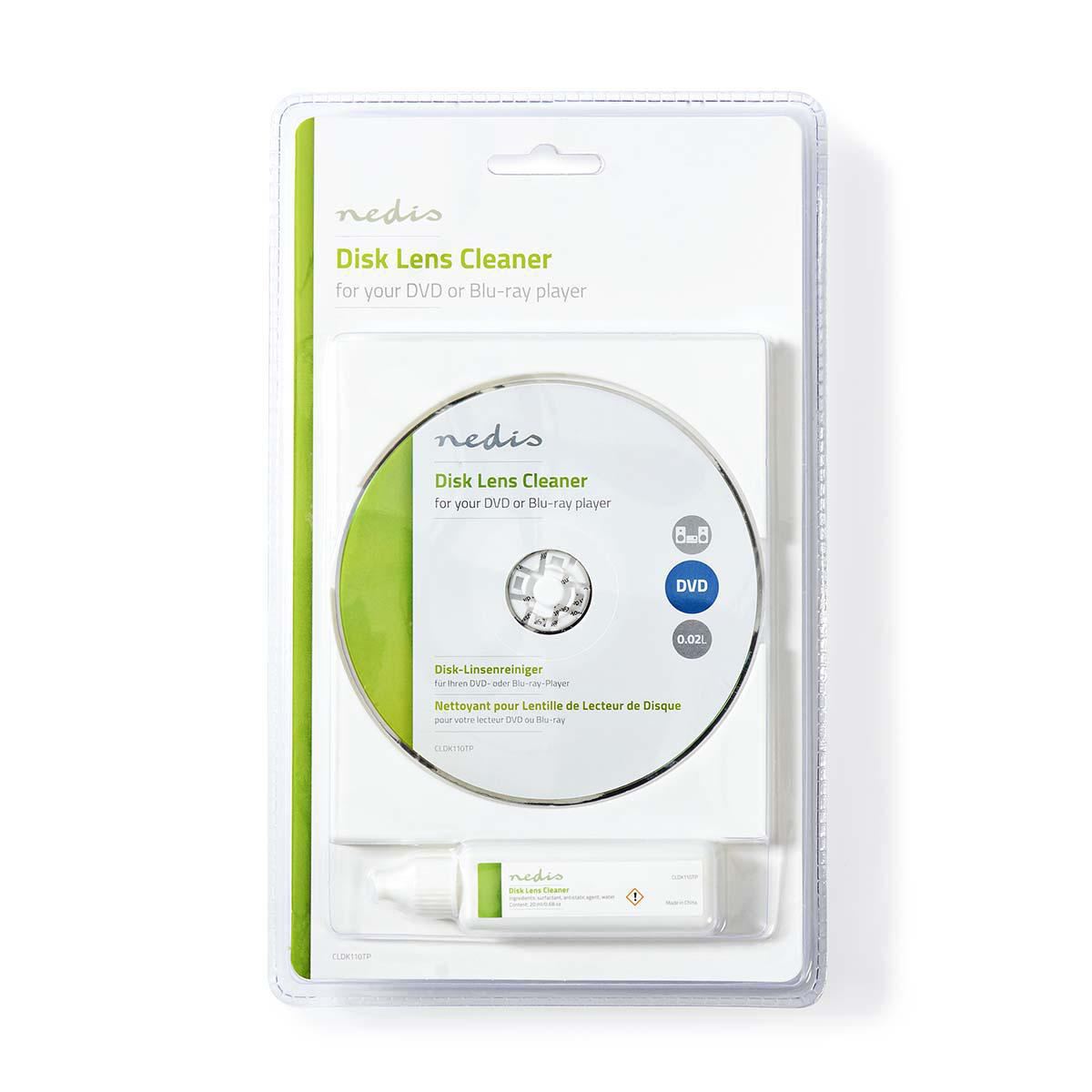 Nedis Disc Lens Cleaner Blu-ray DVD 20ml CLDK110TP