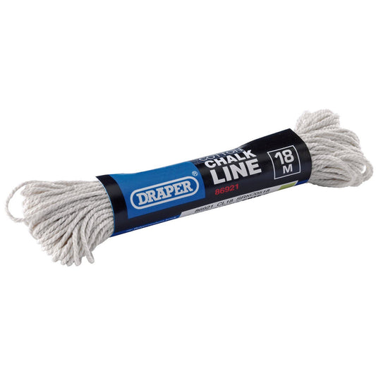 Draper Chalk Line (18M) Tough long-lasting cotton chalk line - 86921