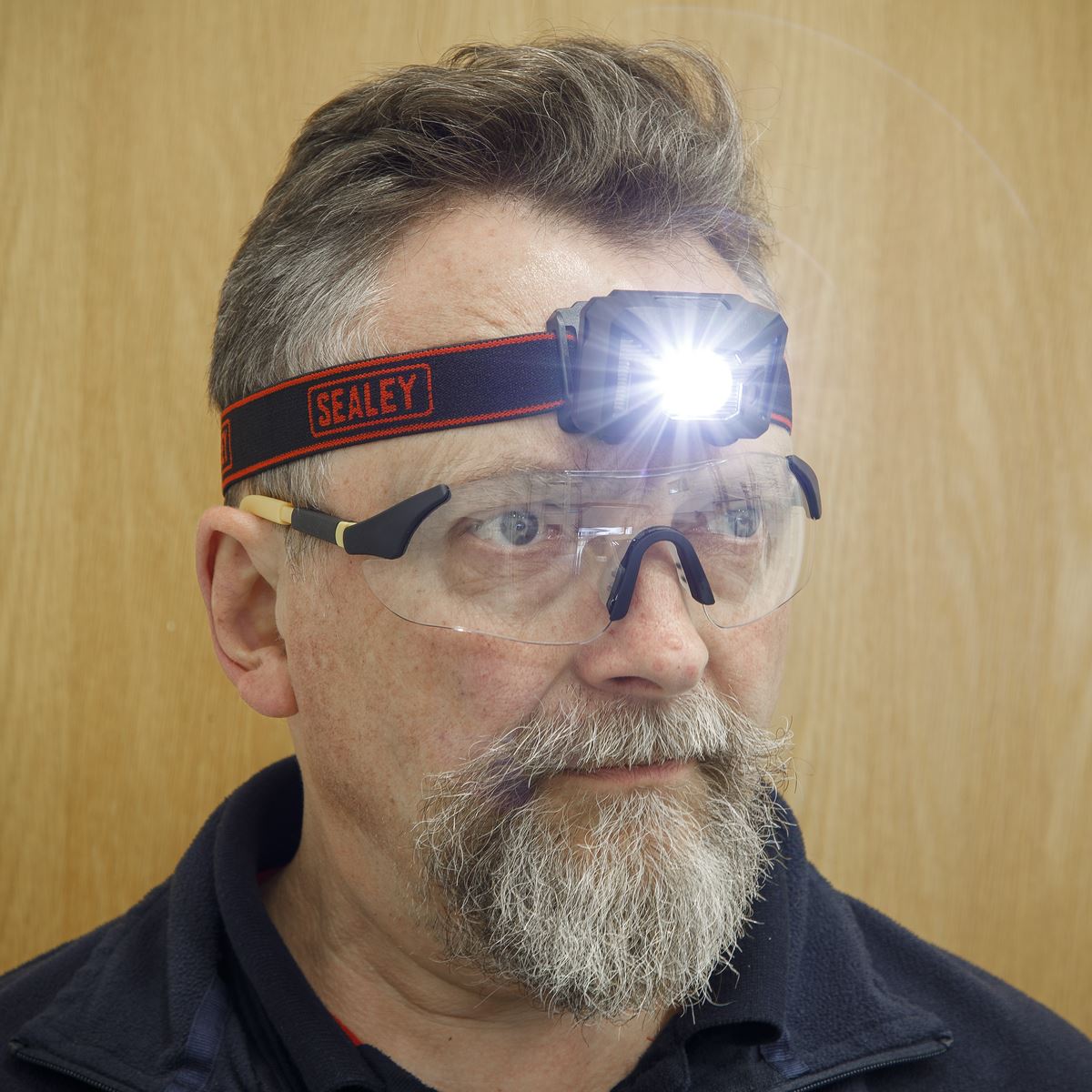 Sealey Rechargeable Head Torch 3W CREE XPE LED Auto-Sensor HT102R