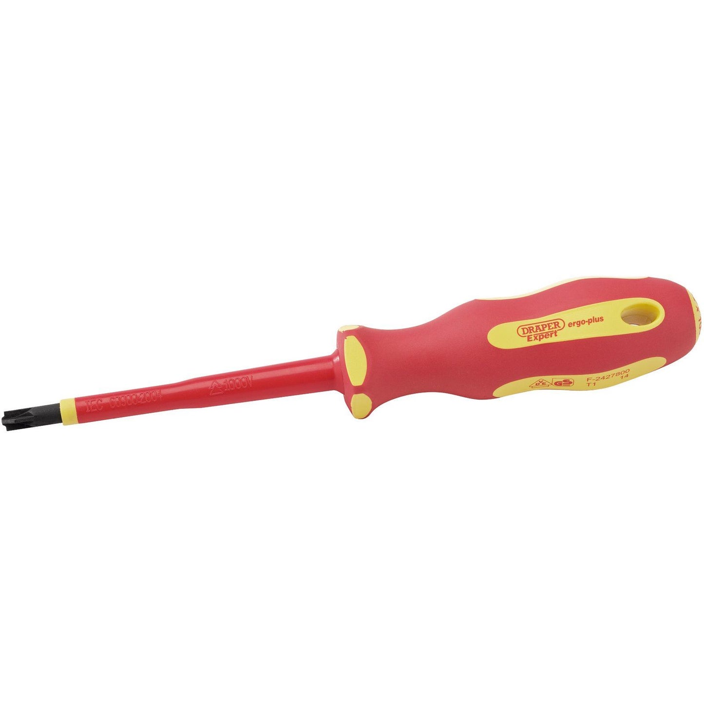 Draper Ergo Plus VDE No.2 x 100mm PZ/SL Screwdriver - 64495