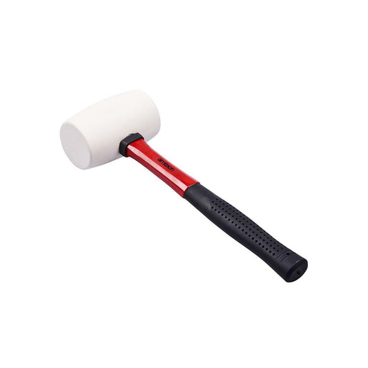 Amtech 16oz White Rubber Mallet - Fibreglass Shaft - A1675
